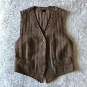 Vintage Light Brown Vest Size M